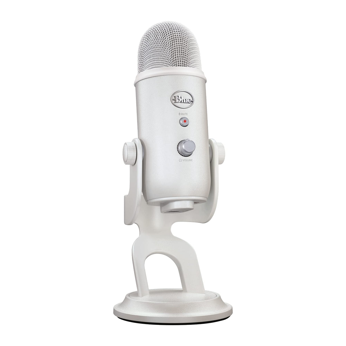 Logitech G Blue Yeti Micrófono USB para Streaming de Gaming, Software Blue VO!CE, PC, Podcast, Estudio, Mic para Ordenador, Temas únicos de Streamlabs, Acabado de Edición Especial - Blanco