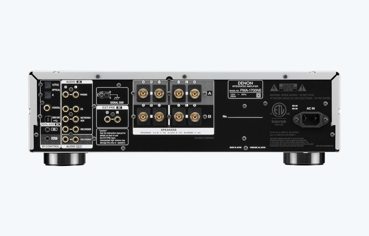 DENON Amplificador PMA 1700 Silver