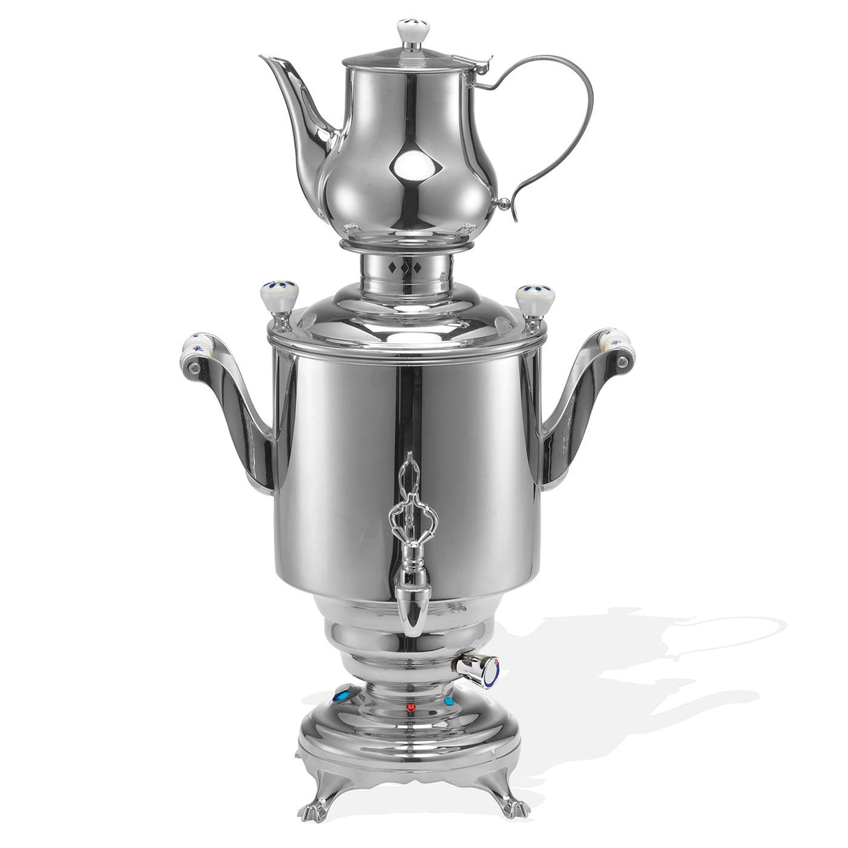 BEEM 5982 Romanov III Samovar 230 V 5 litros Inoxidable, Acero Steenless