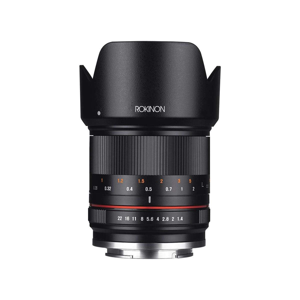 Rokinon RK21M-FX 21 mm F1.4 ED AS UMC Alta Velocidad Gran Angular Lente para Fuji (Negro)