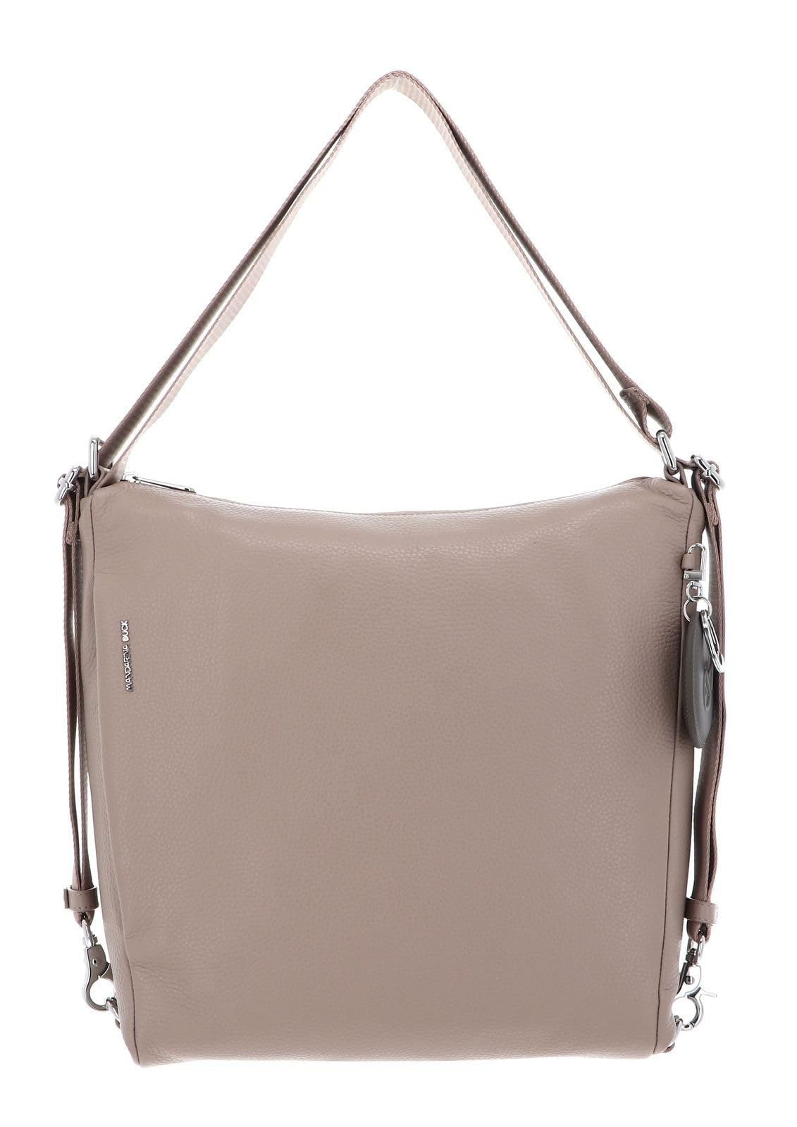 Mandarina Duck Mellow Leather, Mochila para Mujer, Taupe Cálido 72, Talla única