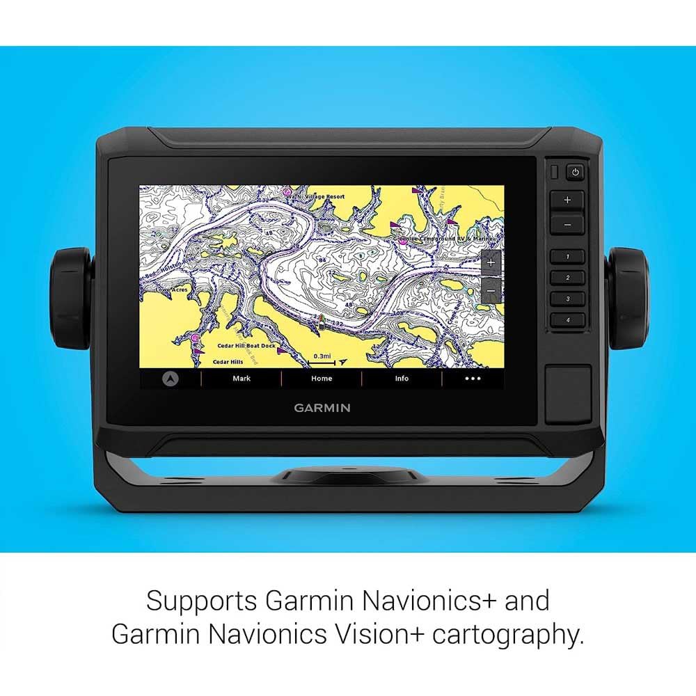 Garmin ECHOMAP UHD2 72sv con transductor GT54, Pantalla táctil de 7 Pulgadas, Mapa Base Mundial
