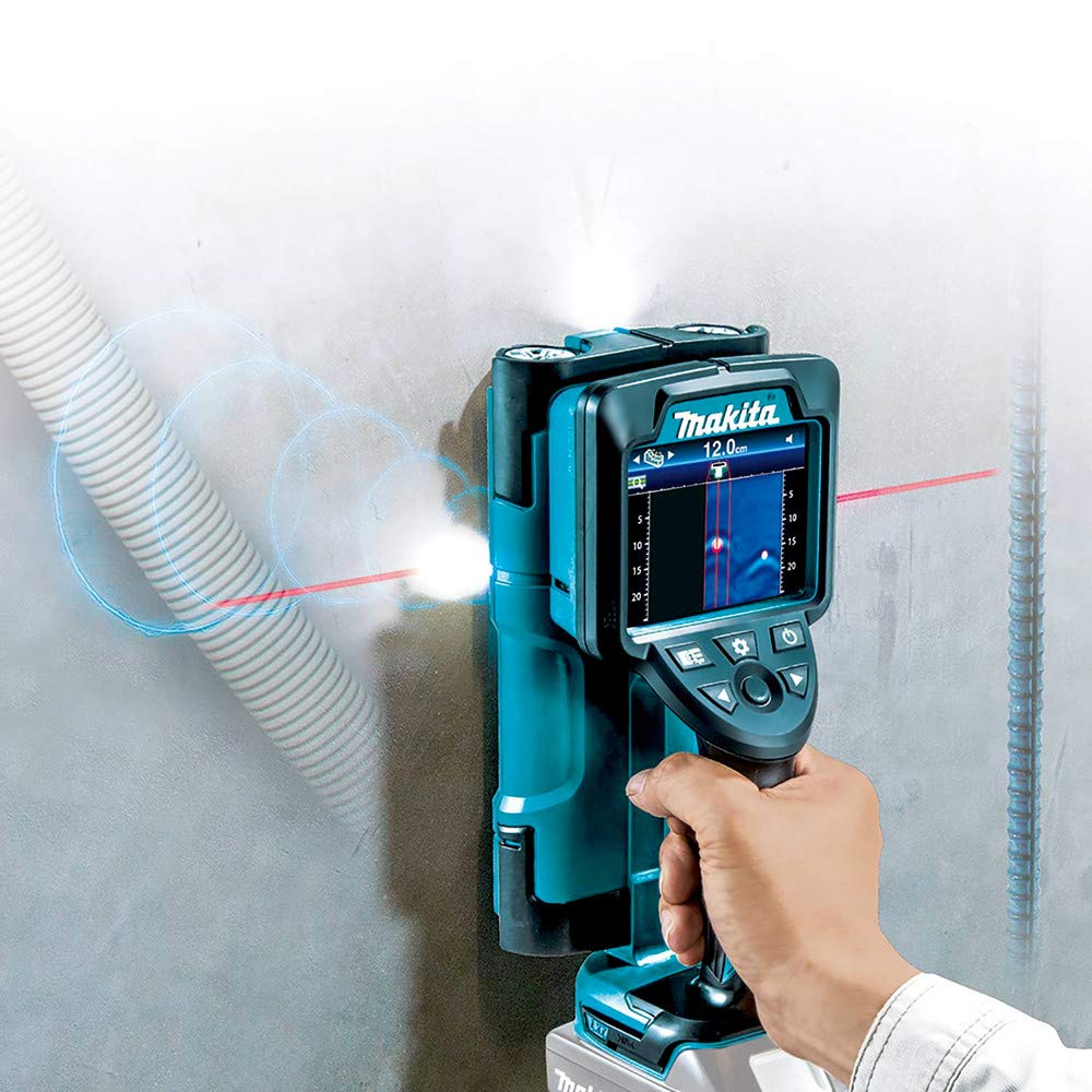 Makita DWD181ZJ DWD181ZJ-Escáner de Pared 18V LXT, 18 V, Negro