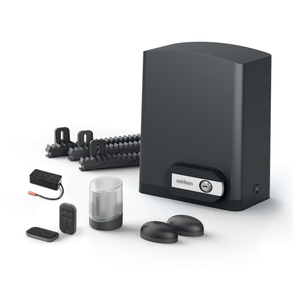 Avidsen 114465 Motorización conectada para Puerta corredera-Orea Connect, Gris