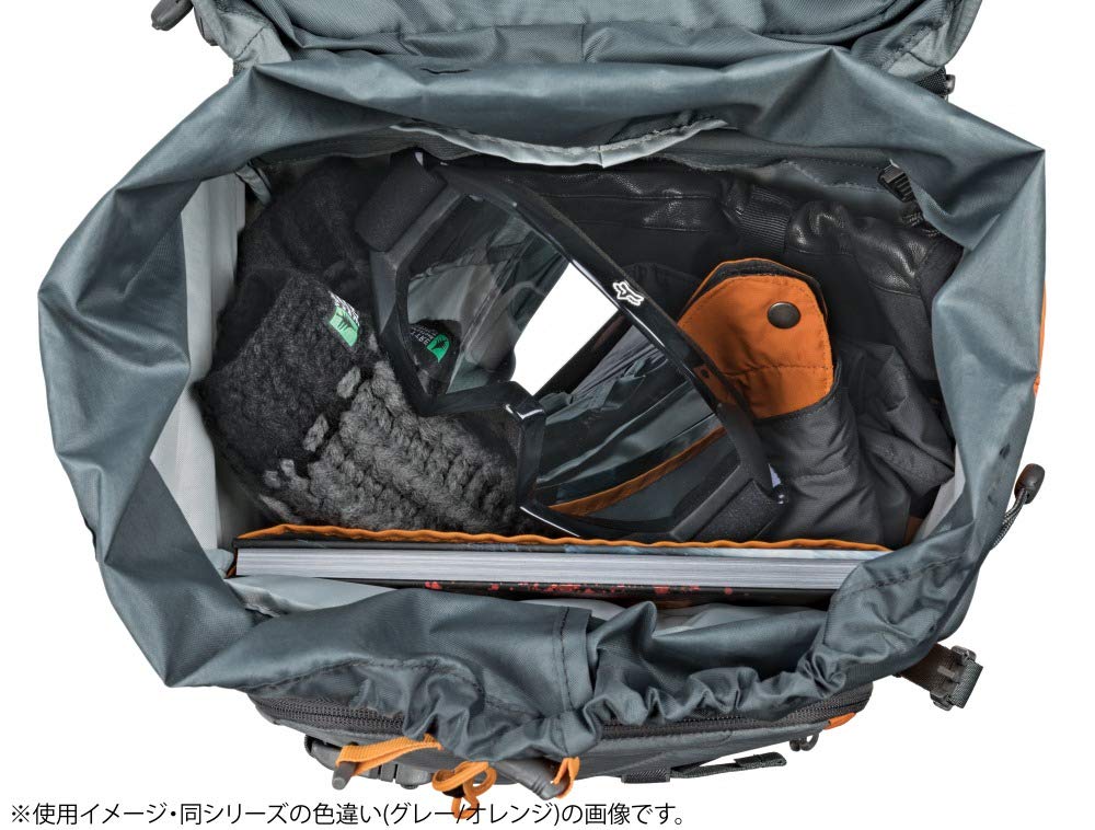 Lowepro Powder BP 500 AW LP37230-PWW - Mochila para exteriores (gris/naranja) para caminar, senderismo, senderismo y deportes de invierno para equipos de foto/video y artículos personales (se adapta a