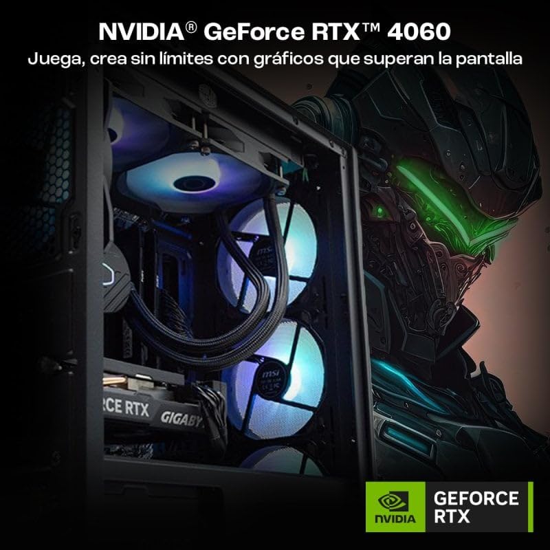 PcCom PC de Sobremesa Ready AMD Ryzen 5 5600X 16 GB RAM 1 TB SSD Marca