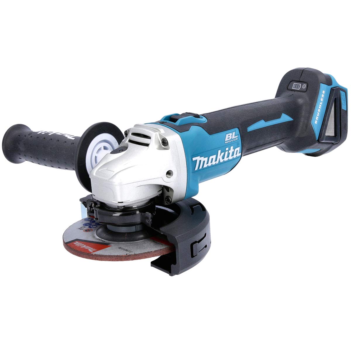 Makita Amoladora angular inalámbrica DGA504ZJ, color azul