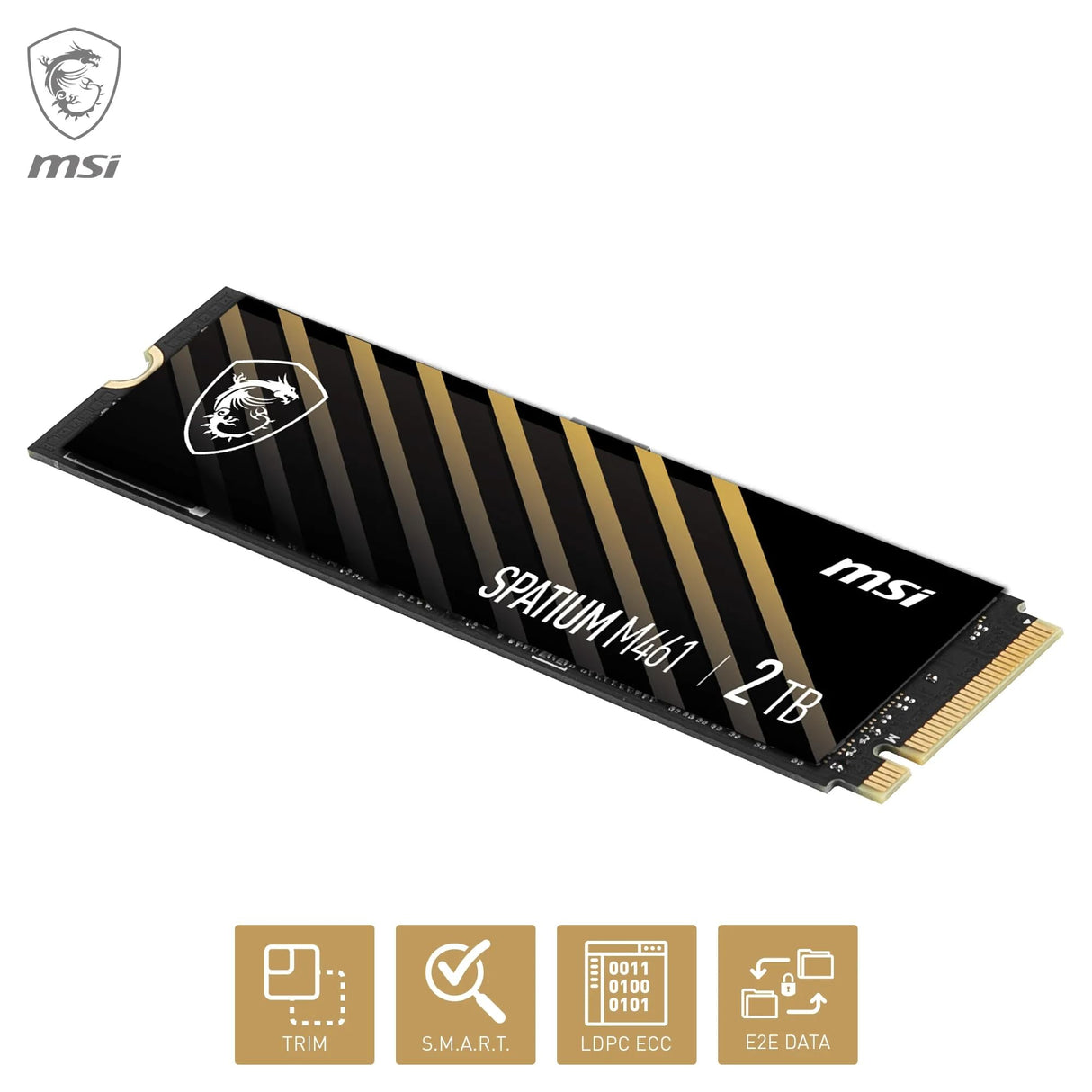 msi SPATIUM M461 PCIe 4.0 NVMe M.2 2TB