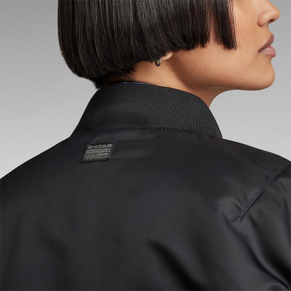G-Star Para Mujer Long Bomber wmn, Negro (dk black D23543-C143-6484), XS
