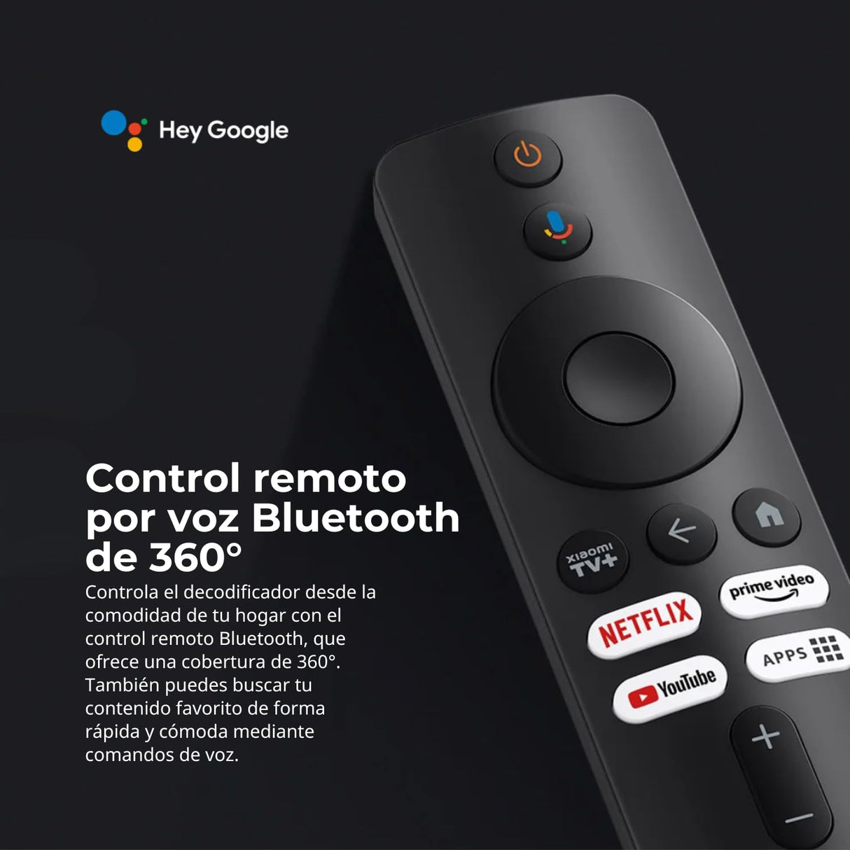 Xiaomi TV Box S 4K 3Nd Generation | Mibox Resolución 4K Ultra HD | Chormecast Compatible con Google TV | Bluetooth 5.2 y WiFi de Doble Banda | Android TV 10.0 Integrado | Versión ES | Color Negro