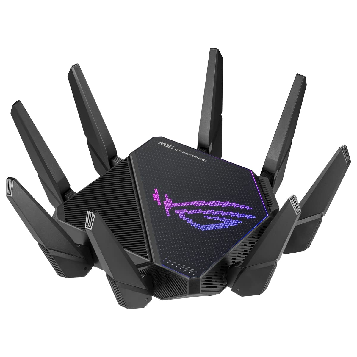 ASUS ROG Rapture GT-AX11000 Pro - Router Gaming WiFi 6 extensible de triple banda, puertos 10G y 2.5G, ASUS RangeBoost Plus, triple nivel de aceleración de juegos, seguridad de red, AiMesh