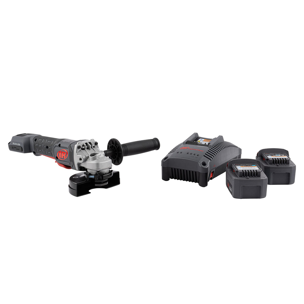 Ingersoll Rand Amoladora Angular Inalámbrica 20 V, 8000 rpm, 1HP, Disco de 4,5", Juego de 2 Baterías G5351M-K22-EU