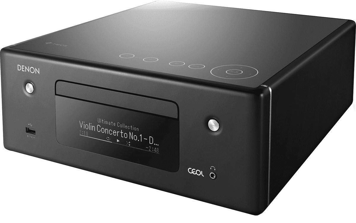 Denon RCD-N10 - Receptor de CD (Wi-Fi, Bluetooth, Airplay, Heos, Amazon Alexa) Receptor de CD de Red.