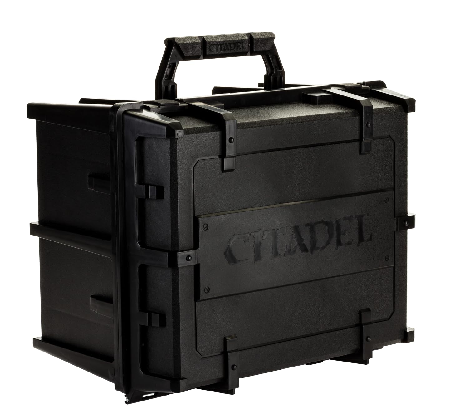 Games Workshop 99239999075 Citadel Battle Figure Case, Negro