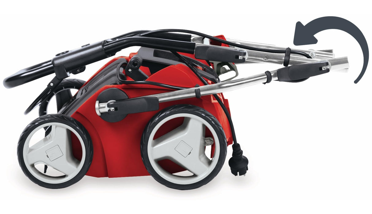 Einhell Expert GE-SA 11435 - Escarificadora eléctrica (1400 W, 230V, 3 niveles de profundidad, ancho de trabajo: 35 cm, capacidad de bolsa: 28L, con rodillo aireador) (ref. 3420561)