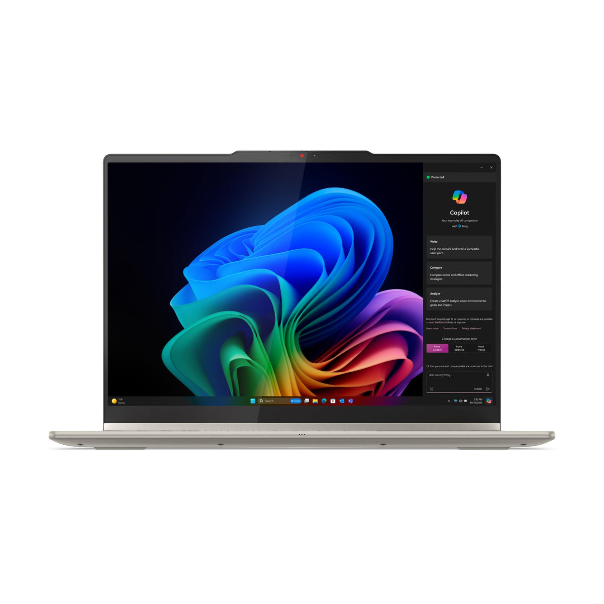 Lenovo Yoga 7 2-in-1 Gen 10 – Ordenador Portátil IA Convertible Táctil 14" OLED (Intel Core Ultra 5 226V, 16 GB RAM, 1 TB SSD, Wi-Fi 7, Win 11 Home, Copilot+ PC) Teclado QWERTY Español - Seashell