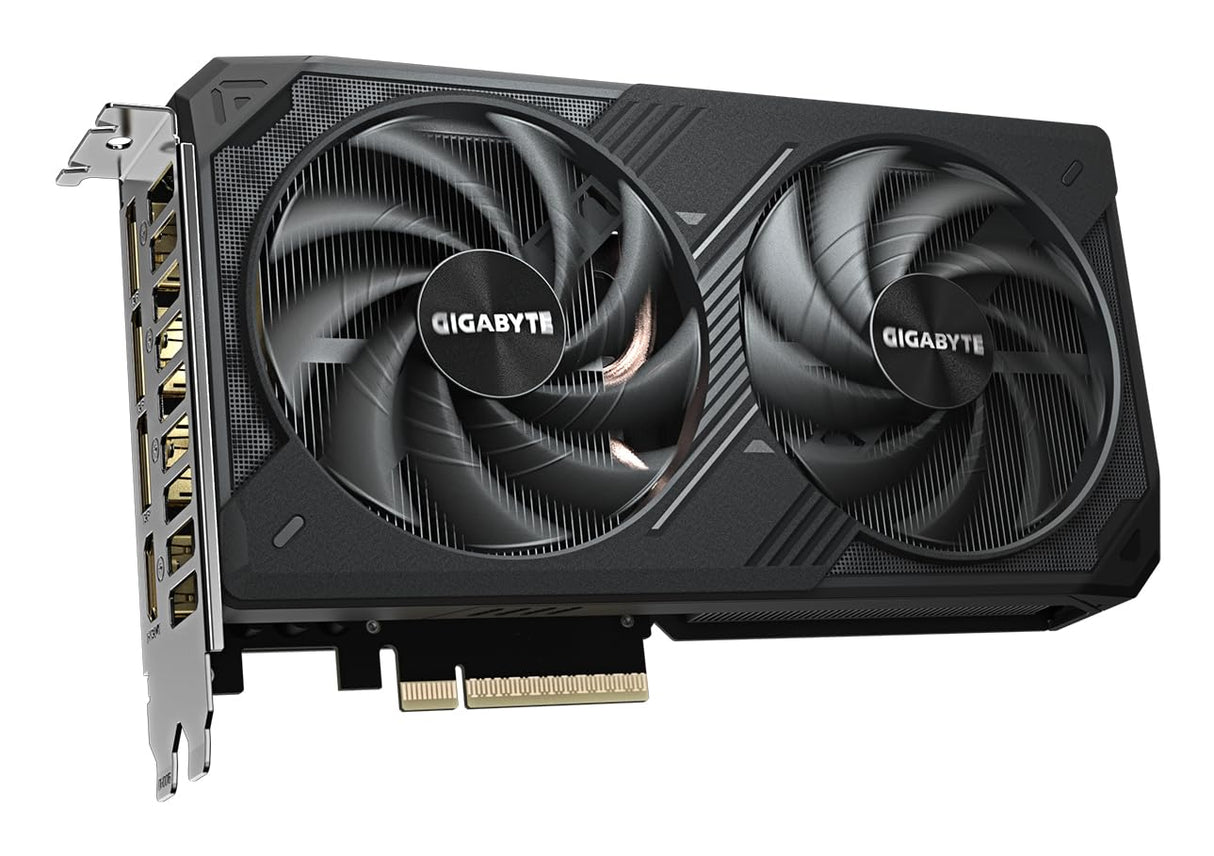 Gigabyte GeForce RTX 5060 Ti WINDFORCE 16G Tarjeta Gráfica – 16 GB GDDR7, 128 bits, PCI-E 5.0, 2572 MHz Frecuencia del núcleo, 3 x DisplayPort, 1 x HDMI, GV-N506TWF2-16GD