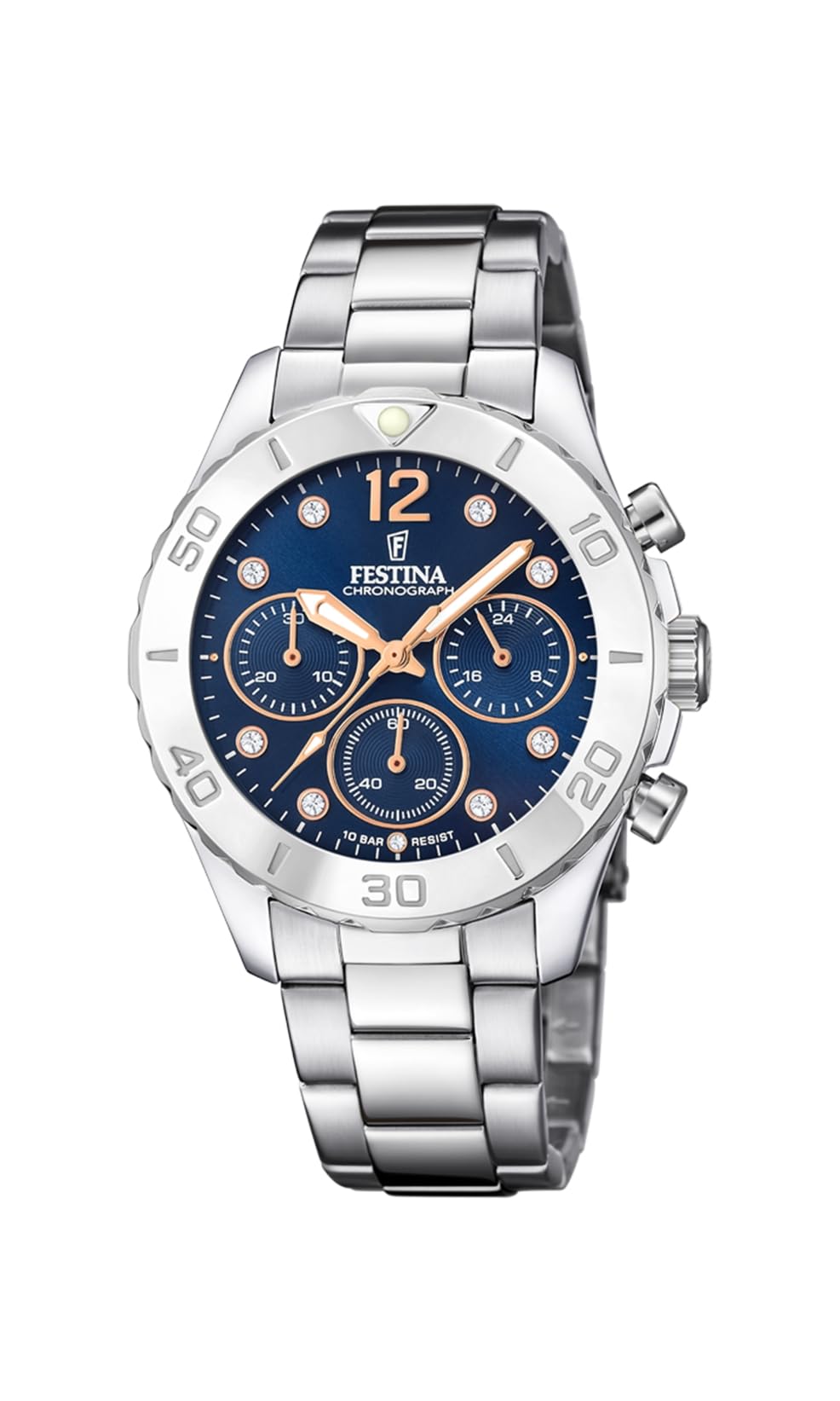 Reloj FESTINA para Mujer F20603/3 Boyfriend Collection Caja de Acero Inoxidable 316l Gris Plata Correa de Acero Inoxidable 316l Gris Plata