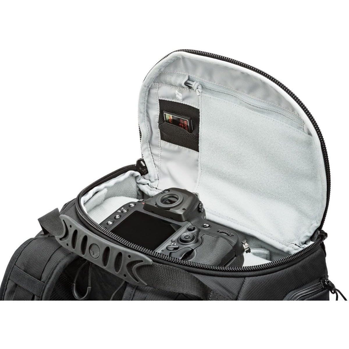 Lowepro ProTactic 350 AW II versión previa,Mochila Modular con Tejidos Reciclados para Macbook, Portátil hasta 13 pulg., para Cámara Profesional, CSC y Drones, LP37176-GRL, Negro