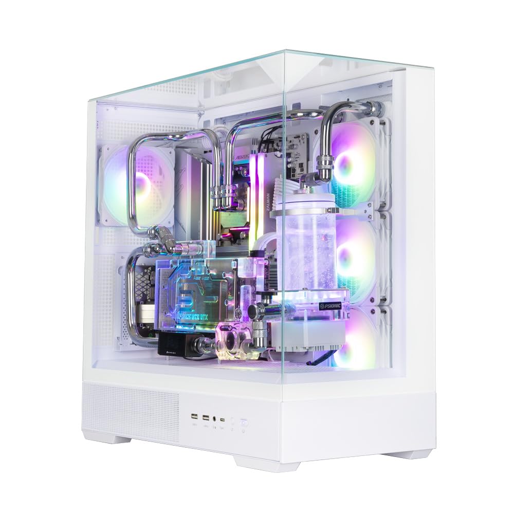 ZALMAN P40 Prism Plus - Carcasa para Ordenador (10 cm), Color Blanco