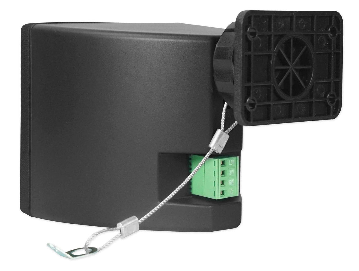 Rockville Cube - Par de Altavoces giratorios para Montaje en Pared (8,9 cm), Color Negro