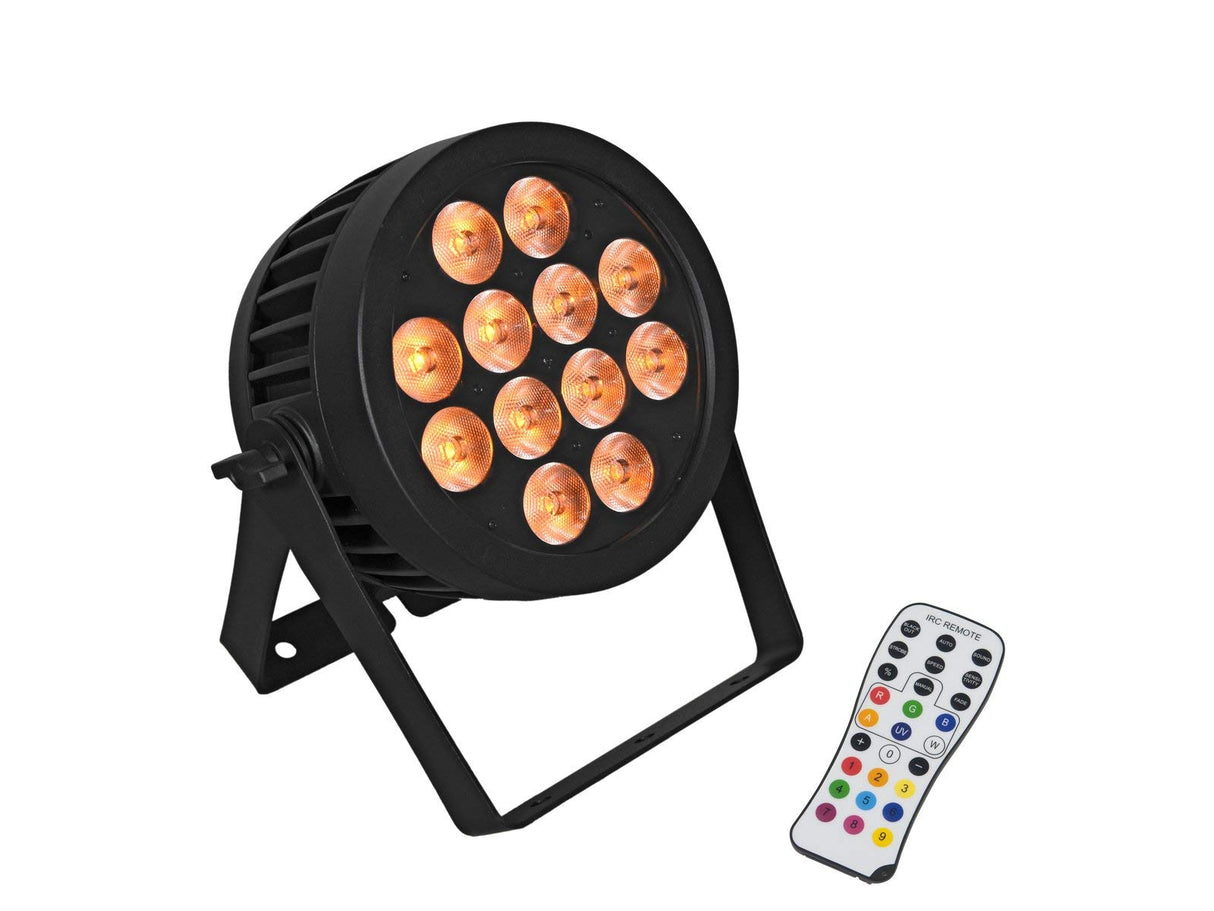 EUROLITE Set LED IP PAR 12x9W SCL Spot + 2x Diffusorscheibe (15x60° und 40°) (20000673) marca Eurolite