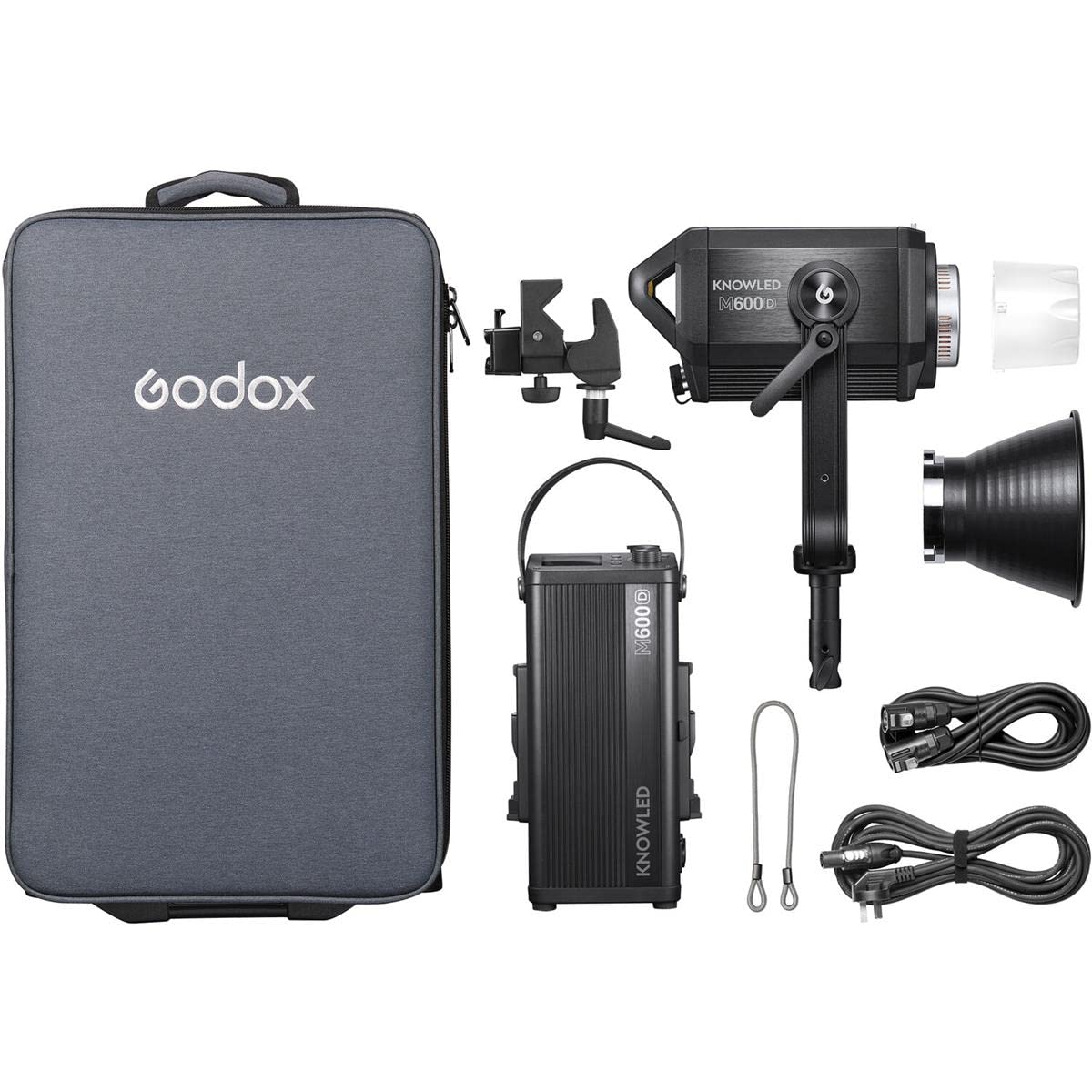 Godox M600D LED Light - Potente Iluminación LED Diurna con Fresnel, Control Preciso, Eficiencia Energética y Rendimiento Profesional