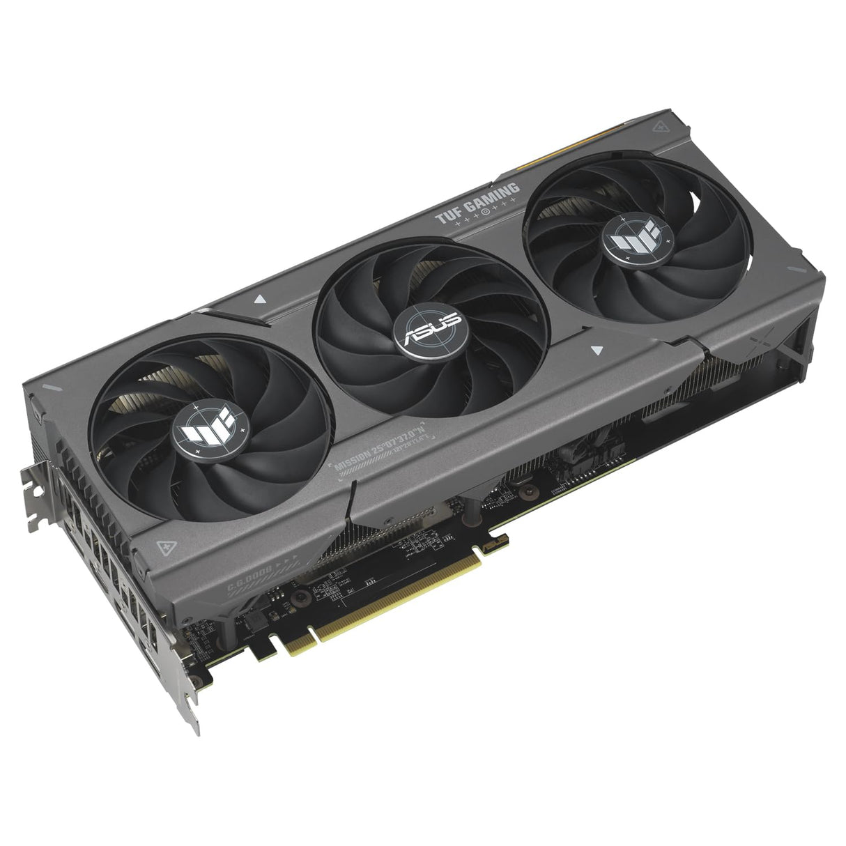 ASUS TUF Gaming Radeon RX 7600 XT OC Edition 16GB GDDR6 - Tarjeta gráfica (PCIe 4.0, 16GB GDDR6, HDMI 2.1, DisplayPort 2.1)