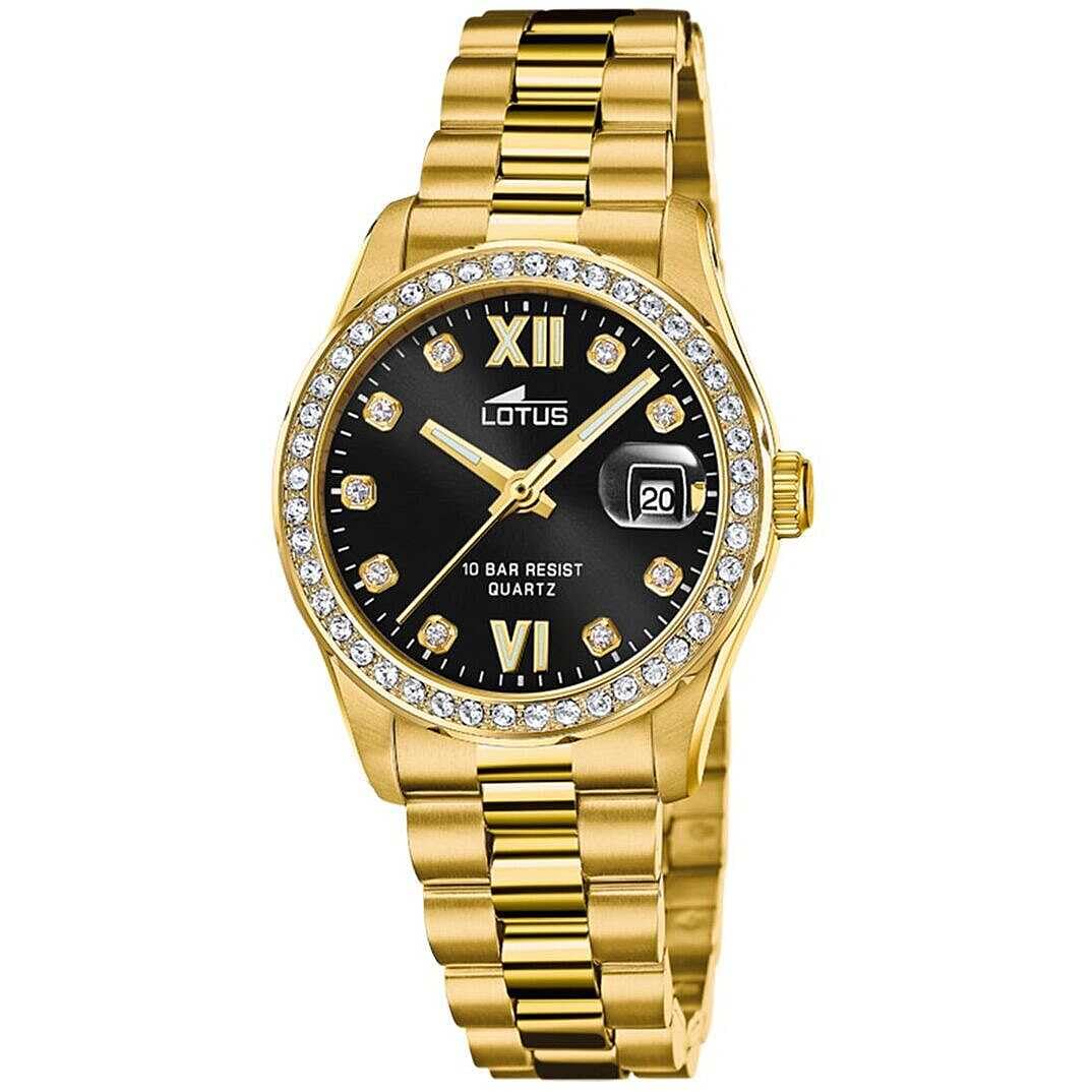 Reloj Lotus para Mujer 18979/2 Freedom Caja de Acero Inoxidable 316l Dorado Correa de Acero Inoxidable 316l Dorado