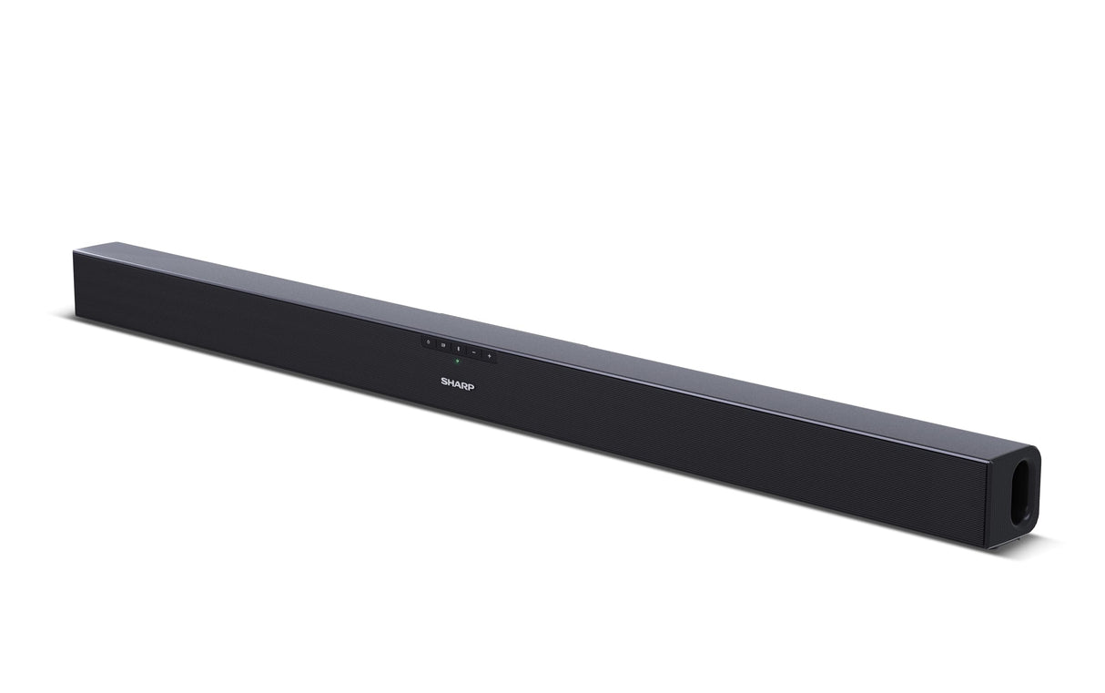 Sharp HT-SB140MT 2.0 Barra de Sonido, Cine en Casa, Bluetooth con HDMI ARC/CEC, Potencia Máxima Total de Salida 150 w, 95 cm, Color Negro Mate