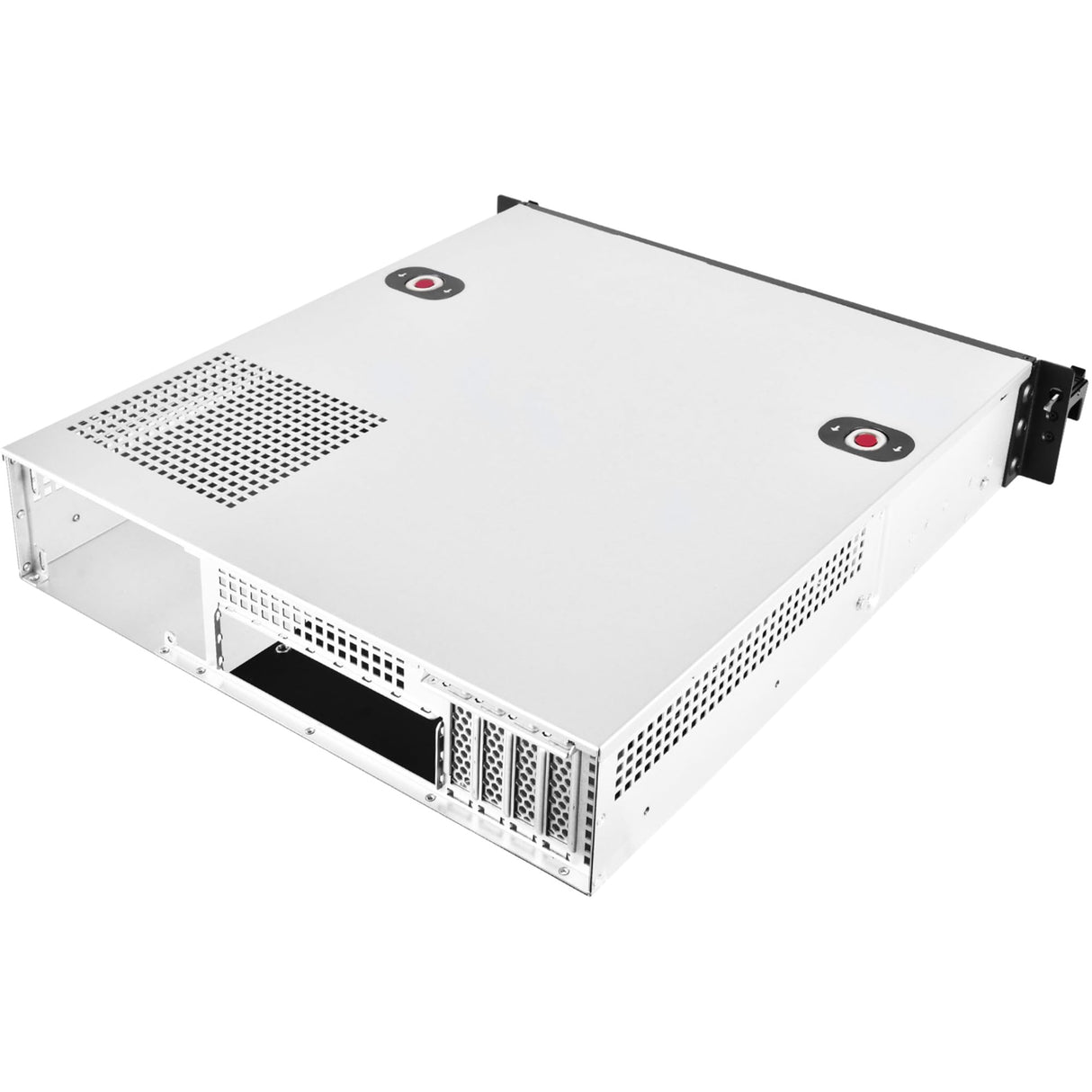 Silverstone SST-RM21-304 - Caja de Servidor de Montaje en Rack de 2U Compatible con 4X 2.5/3.5" SAS/SATA HDD/SSD