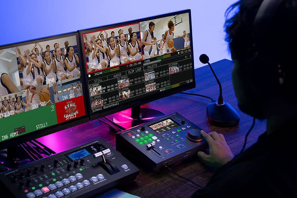 Completo repetidor instantáneo de vídeo Roland P-20HD, Salida 1080i y exportación de Archivos MP4