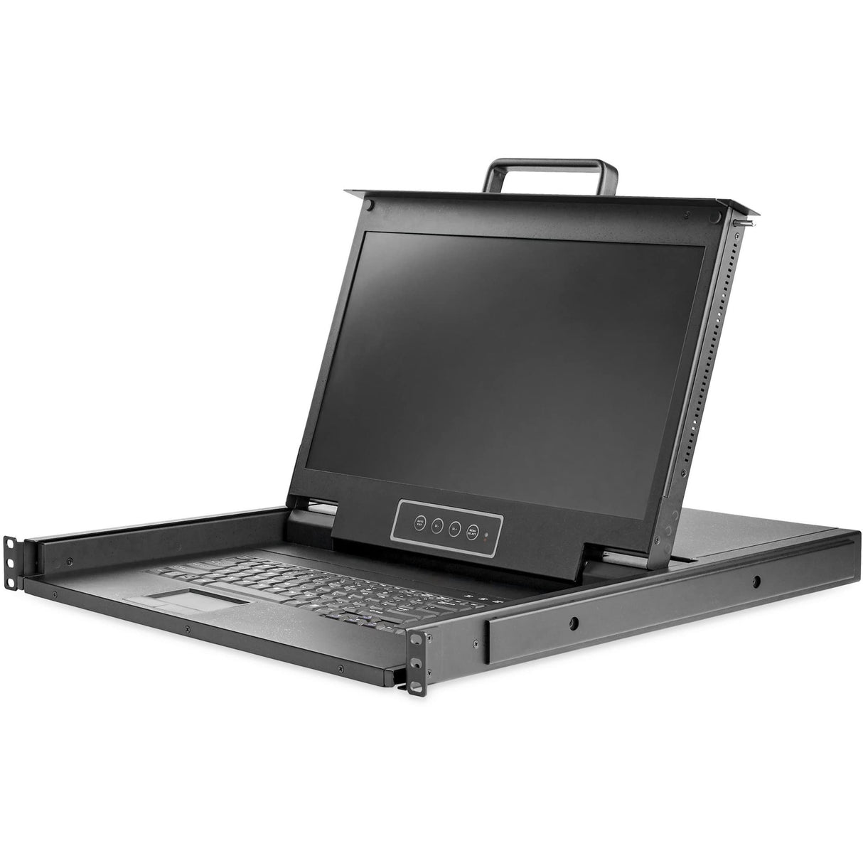 StarTech.com Consola para Armario Rack con KVM VGA y Pantalla de 17,3 Pulgadas 1080p HD - 1U, Negro