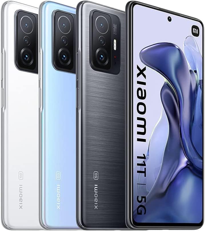 Xiaomi 11T 5G - Smartphone 8+256 GB, 6,67" AMOLED flat DotDisplay de 120 Hz, MediaTek Dimensity 1200-Ultra, cámara PRO de 108 MP, 5000 mAh, Gris Meteorito (Versión ES)