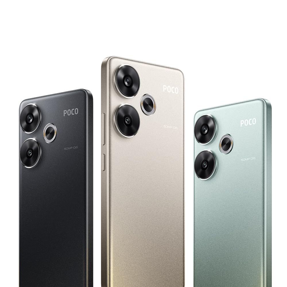 Xiaomi Poco F6 - Smartphone de 8+256GB, Snapdragon 8s Gen 3, Pantalla AMOLED de 120 Hz, Carga Turbo de 90W, cámara Dual de 50MP con OIS, Negro (Versión ES)