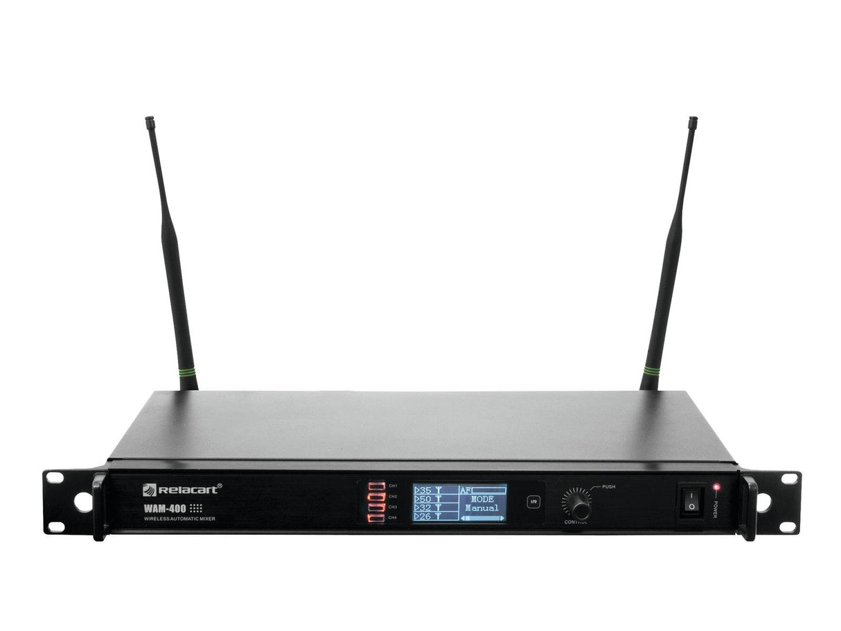 Relacart - Uhf mezclador automático de wam-400 4 canales digitales
