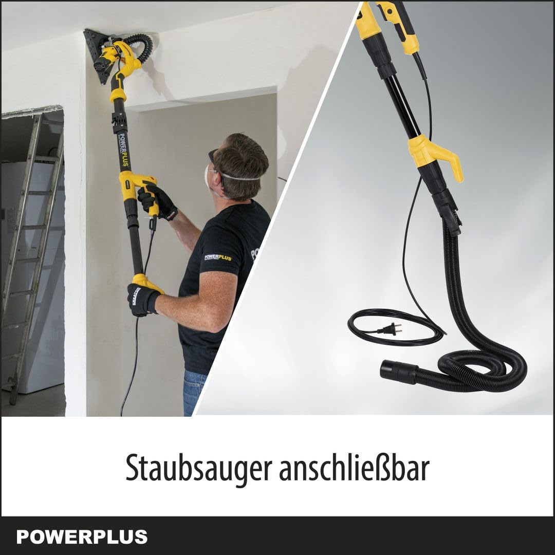 PowerPlus POWX0477 - Amoladora Para Paredes Y Techos 710W Combi