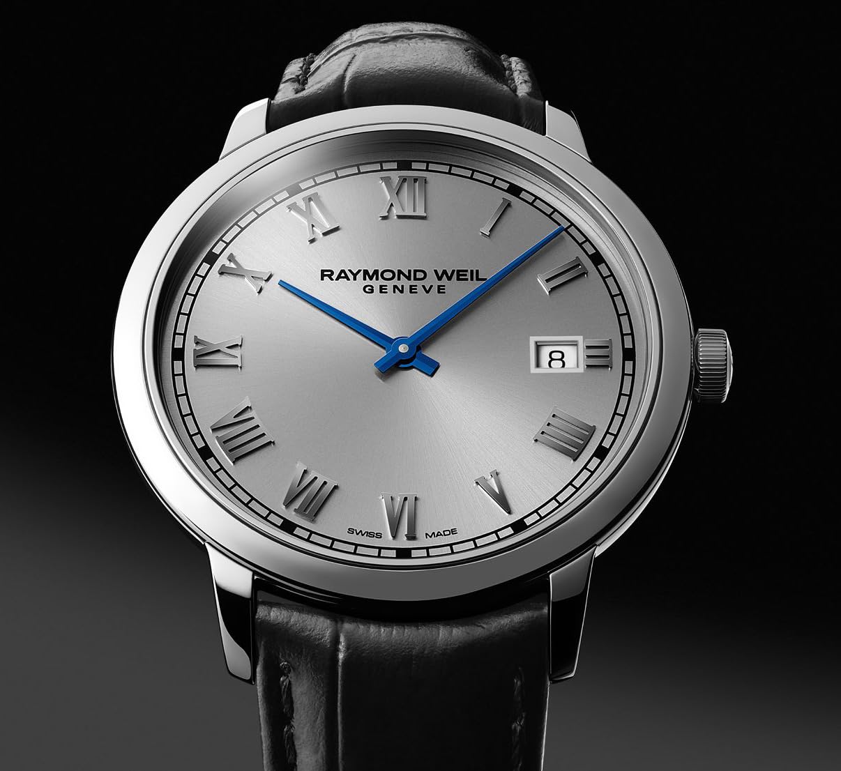 RAYMOND WEIL Reloj Analógico para Hombre de Cuarzo Suizo con Correa en Cuero 5485-STC-00658