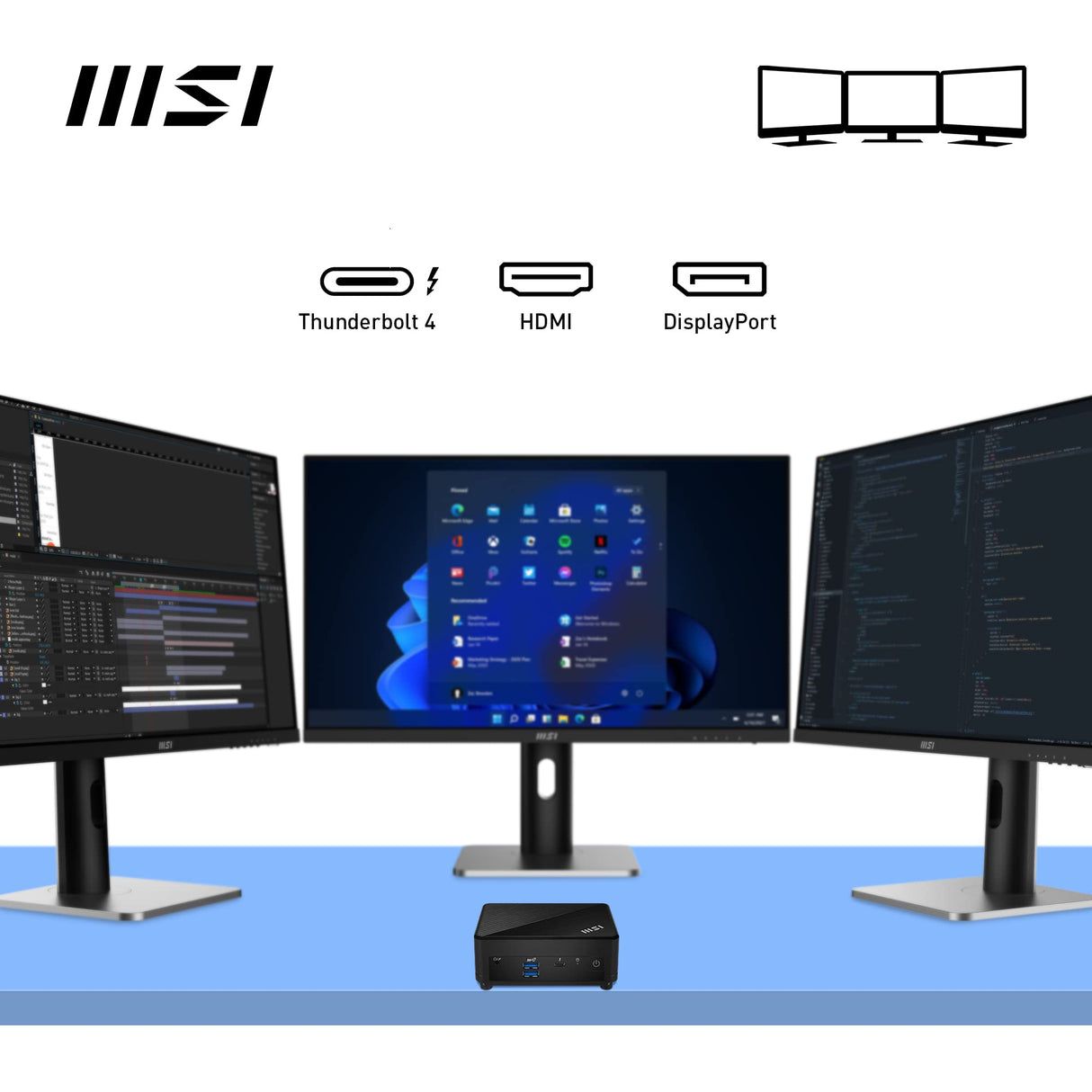 MSI Cubi 5 12M-020BDE (Schwarz, ohne Betriebssystem)