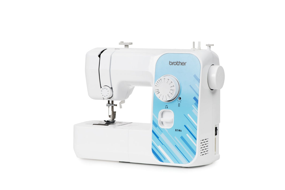 Brother X14S - Máquina de coser eléctrica, blanca, normal