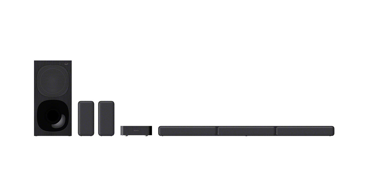 Sony HT-S40R - Barra de Sonido 5.1 (Sistema de Cine en Casa, Altavoces Traseros Inalámbricos, 600 W, Dolby Digital, Bluetooth, Sonido Envolvente), Negro