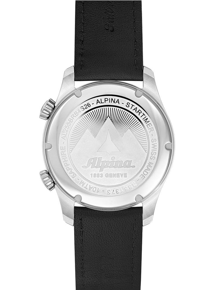 Alpina Reloj Analógico para Hombre de Cuarzo con Correa en Acero Inoxidable mid-39670