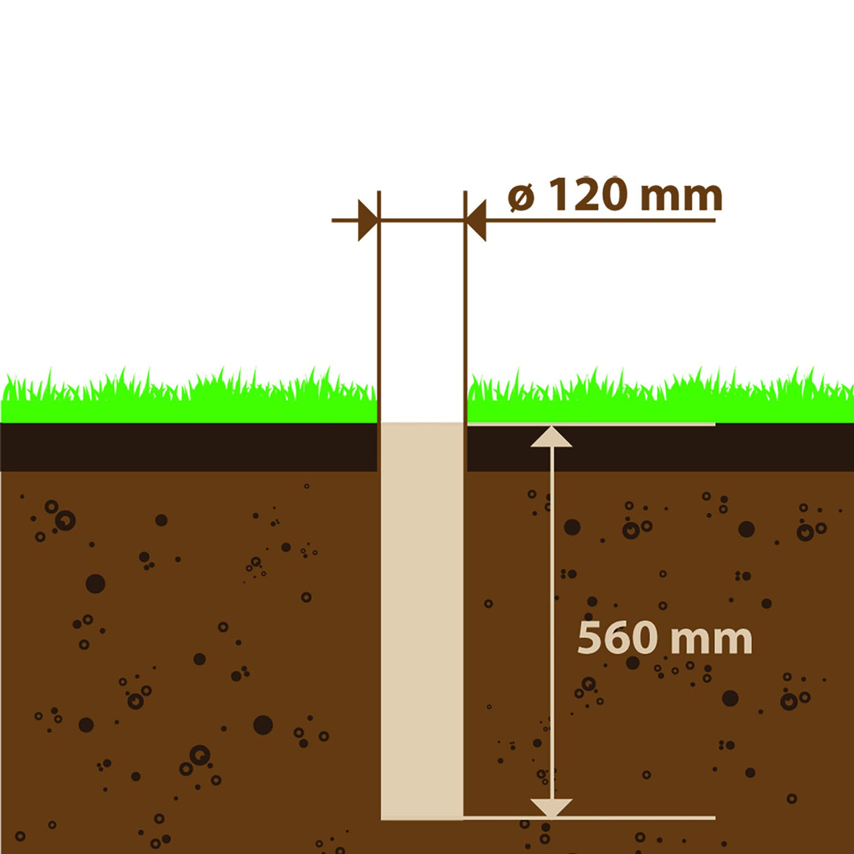 Fartools 175305 - Barrena eléctrica (1200 W, 120 mm de diámetro)