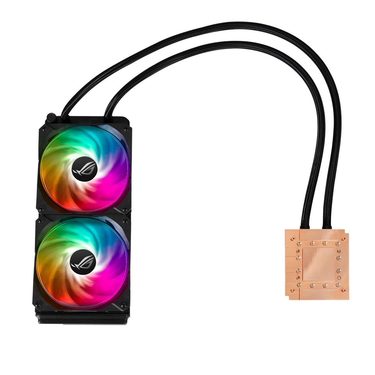 ASUS ROG Strix LC AMD Radeon RX 6900 XT Top Edition - Tarjeta gráfica Gaming (AMD RDNA 2, PCIe 4.0, 16 GB GDDR6, HDMI 2.1, DisplayPort 1.4a, Placa fría, radiador de 240 mm, Tubos de 600 mm)