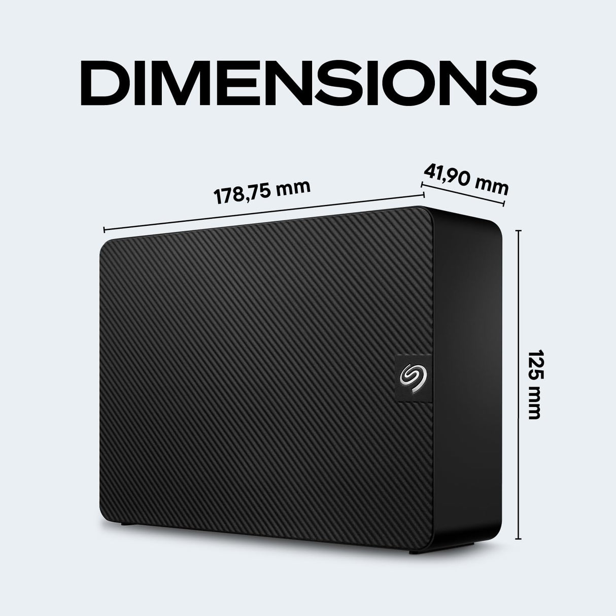 Seagate Expansion Desktop 24TB, Unidad De Disco Duro Externa HDD, 3.5 Pulgadas, USB 3.0, PC & Notebook, Rescue Services (STKP24000400)
