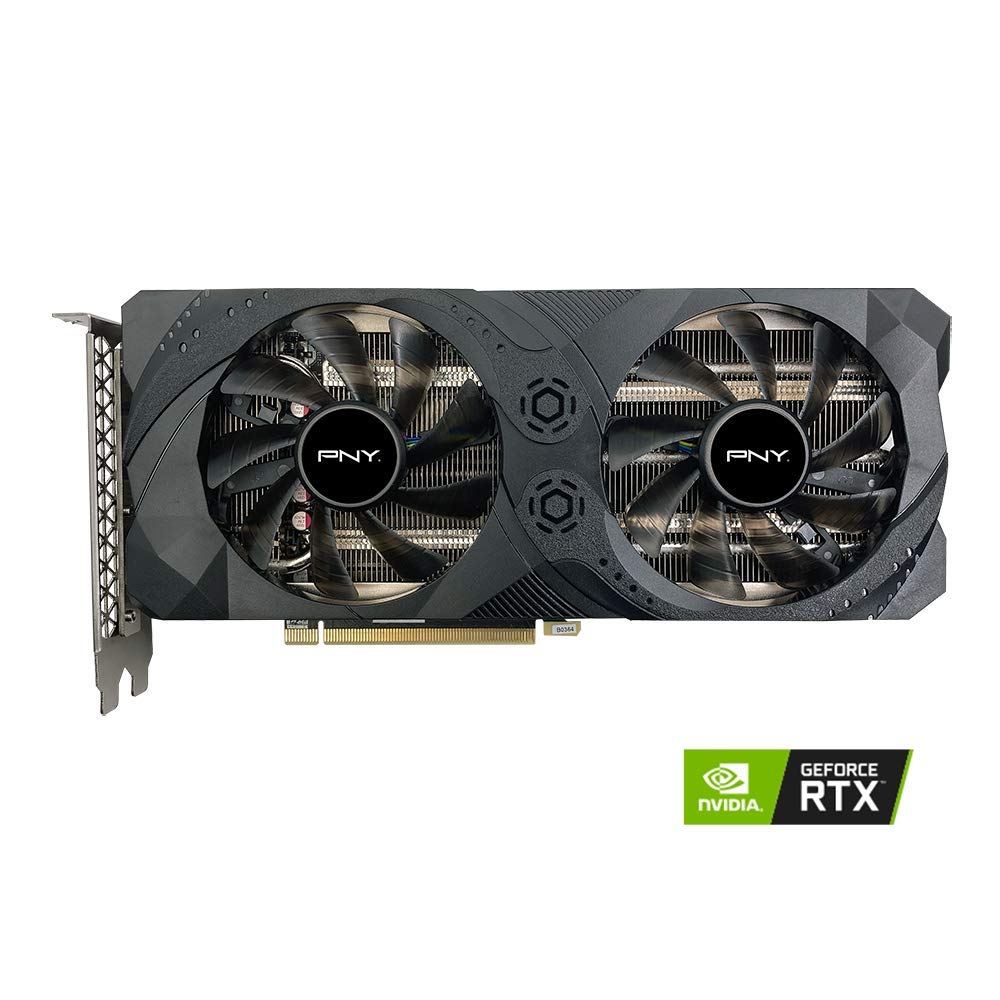 PNY Tarjeta Gráfica GeForce RTX™ 3060 Ti 8GB Uprising Dual Fan