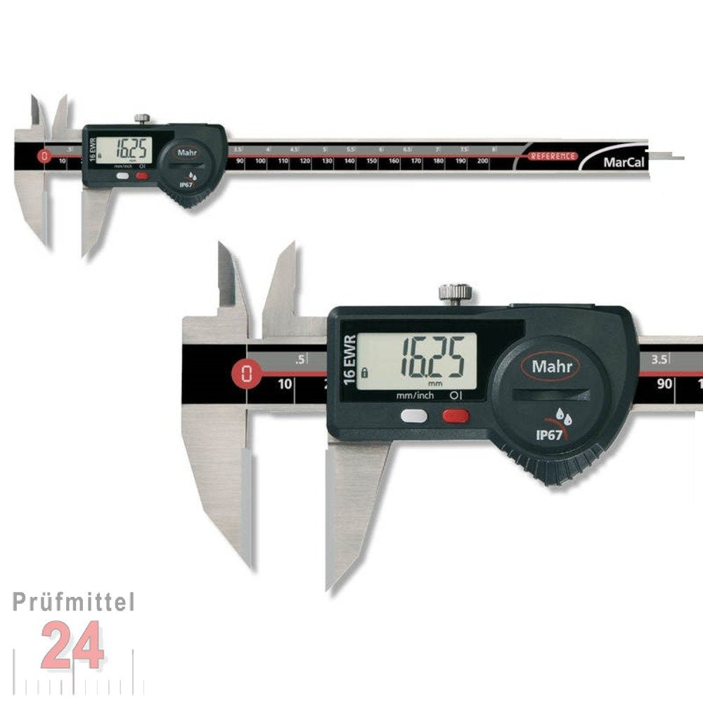 Mahr 4103082 MarCal 16 EWR-AR - Alicates digitales para aplicaciones especiales, rango de 0 a 200 mm