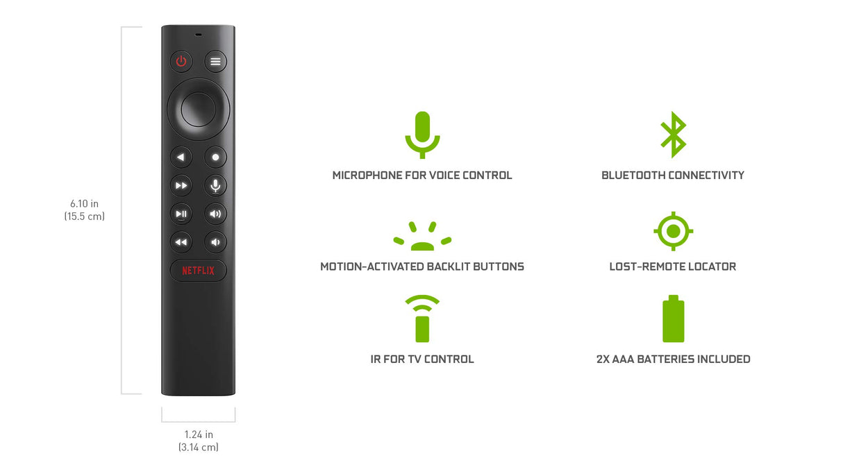 NVIDIA SHIELD Android TV Pro Media Player; Películas 4K HDR, deportes en vivo, Dolby Vision-Atmos, Escalado por IA, Gaming en la nube GeForce NOW, Asistente Google, Compatible con Alexa