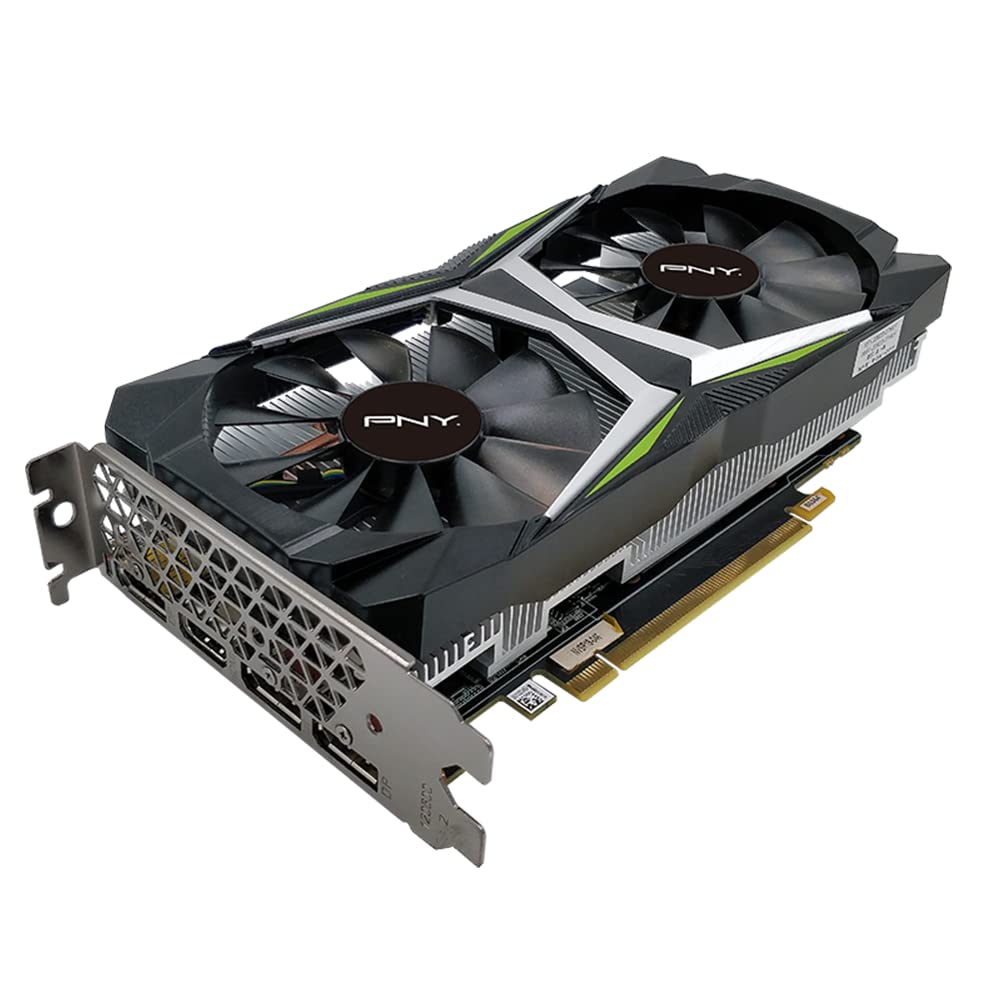 PNY GEFORCE RTX 2060 12GB XLR8 Gaming Uprising Epic-X RGB Dual Fan Edition, Negro