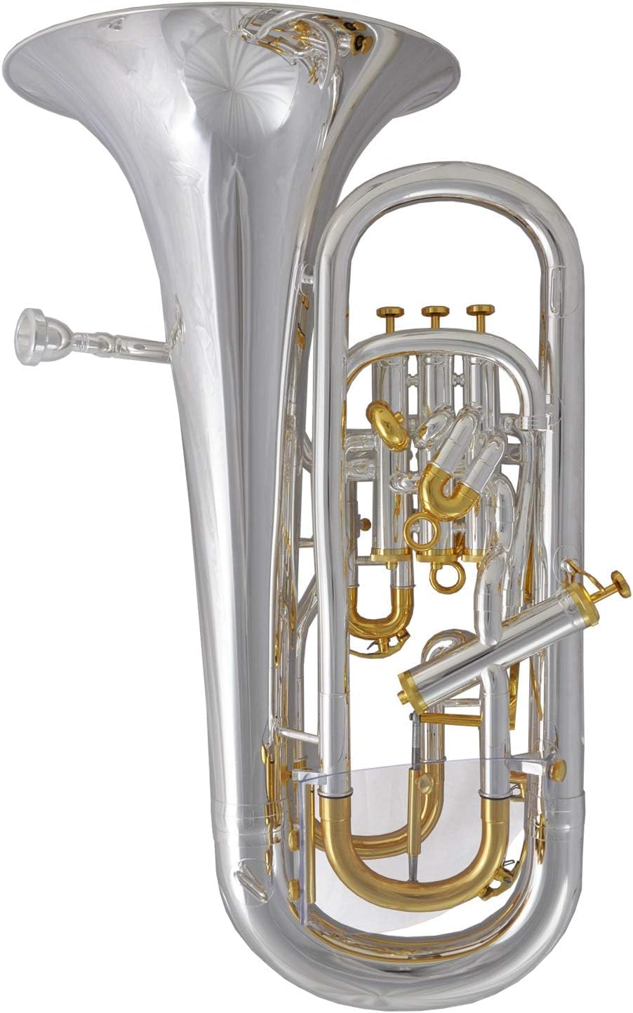Soundman EUM-721BST - Euphonium totalmente compensado en B (Brassband Edition) - con gatillo - Edición Brassband - Compensado